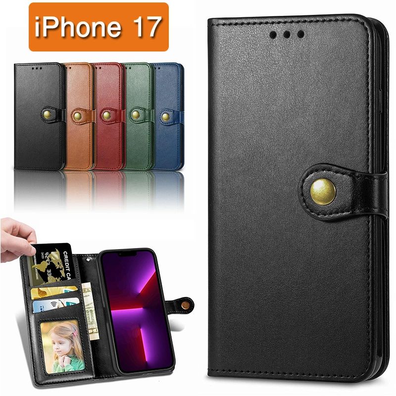 Rakuten - iPhone17Pro ケース 手帳型 iPhone17 ケース iPhone16 promax ケース iPhone17AIR iPhone17Pro iPhone17 Promax iPhone17 スマホカバー スロット付き ウォレット式 マグネットスタンド機能 おすすめ 人気 高級感 耐磨耗 ケース アイフォン 日常 耐衝撃 防塵 ウォレット式