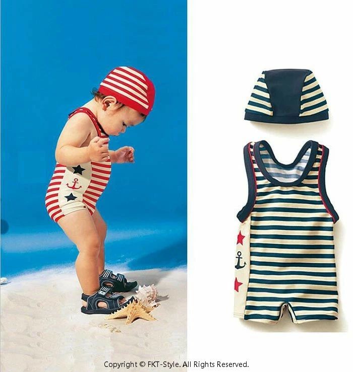 ●商品詳細● ●商品コード w-swim05 ★参考サイズ 90：身長60-70cm 100：身長70-80cm 110：身長80-90cm 120：身長90-100cm 130：身長100-110cm ●素材 ナイロン80％、ポリウレタン20％　 ●セット内容 2点セット：水着＋キャップ ★カラー レッド　ネイビー ★注意点 1.洗濯の際は色落ちの可能性がありますので単品手洗いでお願いいたします。 2.モデル着用写真は画面上のカラーと実物では、多少色味が異なって見える場合もございます。お客様が使用するパソコンのモニター設定や部屋の照明により多少、色の変化が感じられる場合がございます。 3.ご存知の通り海外の工場での縫製は日本の工場と比べますと、細かい点で雑に見えるものがございます。 ご購入前に、【サイズ】・【カラー】・【価格】・【数量】・【お客様情報】等、ご注文内容にお間違いがないか必ずご確認ください。 ●生産国 CHINA 納期について： ※ご入金確認後、5-7営業日発送予定。（キャンセル・ご変更等のご連絡は、入金後の2日以内にお願い致します。） ※在庫状況、配送状況、土日祝日をはさむために、お時間がかかる場合がございます。   送料について： ★送料は商品ごとに設定させて頂いております。必ず商品ページに記載されている送料をご参考くださいますようお願い申し上げます。。 ★複数ご注文いただいた場合の同梱配送は可能です。 ※複数同梱発送の場合、送料が変動することがございますので、当ストアからのメールを確認した後、ご入金をお願いします。 ★返品・交換について：  ※イメージ違い等お客様理由のご返品は、原則としてお受け致しておりません。 ※返品・交換の場合、未使用の商品のみ到着日から5日以内にご連絡頂ければ、対応させて頂きます。