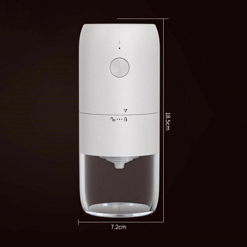 電動コーヒーミル 臼式 水洗い可 小型 USB充電式 コードレス 一部珈琲 セラミック刃 自動停止 お茶ミル コーヒーグラインダー ミルミキサー