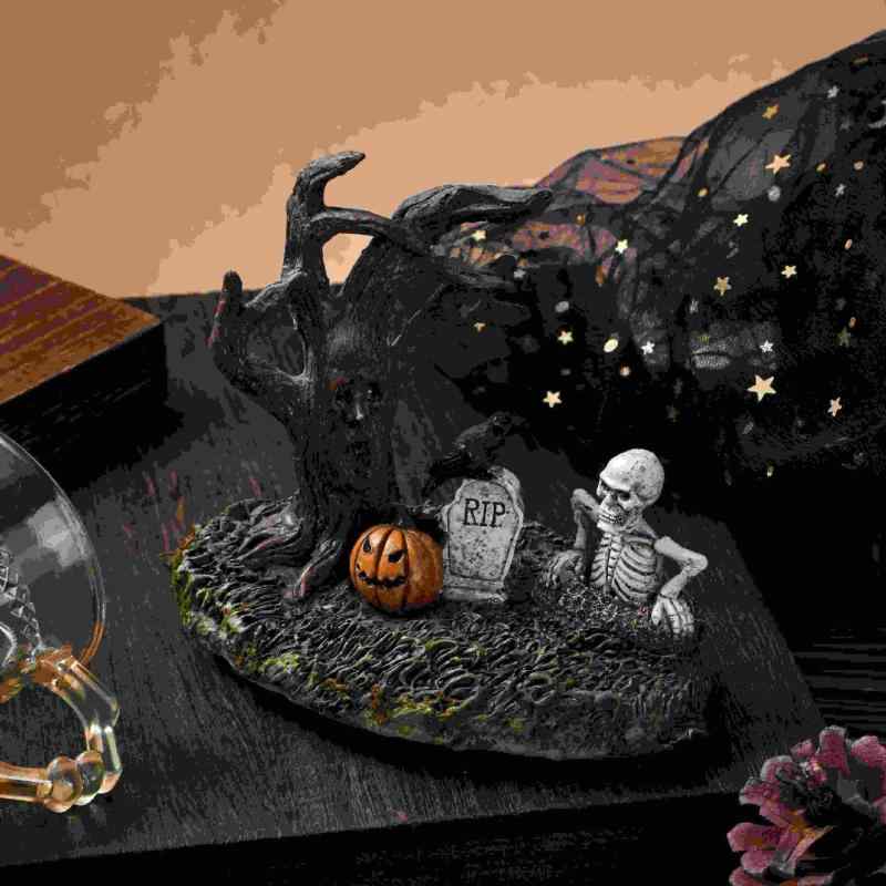 ・素材: 樹脂・スタイル: アメリカン・カラー展開: ブラック（ハロウィン・妖樹）・サイズ: 14×14×8cm・用途: ギフト・プレゼント（個人向け）・おすすめの相手: 友人・対応イベント: イースター・素材: 樹脂・スタイル: アメリカン・カラー展開: ブラック（ハロウィン・妖樹）・サイズ: 14×14×8cm・用途: ギフト・プレゼント（個人向け）・おすすめの相手: 友人・対応イベント: イースター