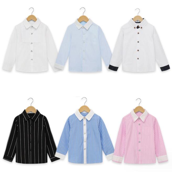 乐天商城 - 子供シャツ こどもシャツ キッズシャツ フォマールワイシャツ Yシャツ シャツ単品　長袖 フォーマルシャツ 男の子 シャツ キッズ ジュニア紳士服 七五三 入学式 卒業式 発表会 演奏会 結婚式 白シャツ スーツ用 90-170cm