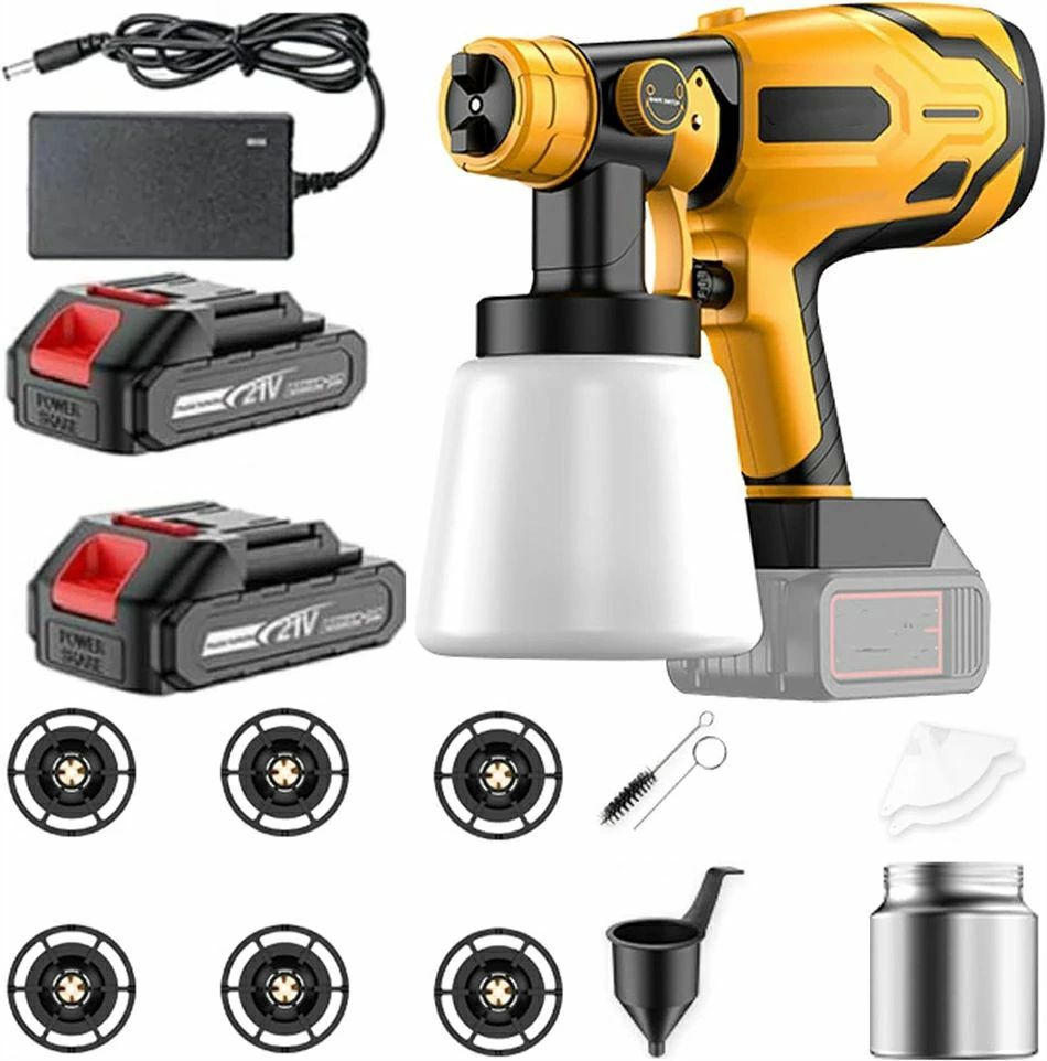 【2025新登場強化版】コードレススプレーガン 充電式 電動スプレーガン マキタ18Vバッテリー対応 バッ..