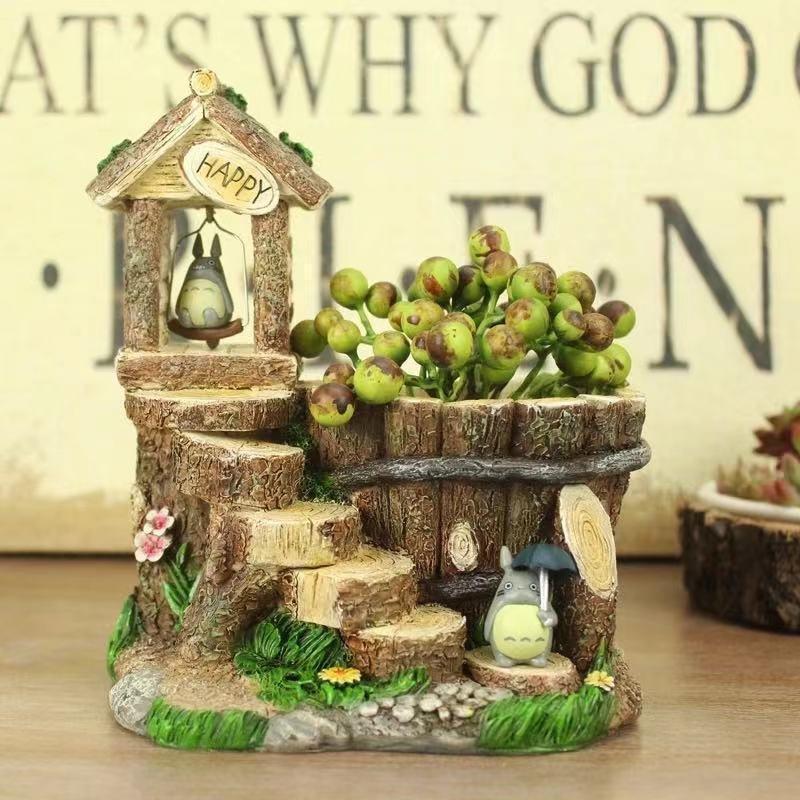 鉢 トトロ 植木鉢 ポリ製 多肉植物 新品未開封品 かざりもの寄せ植え かわいい となりのトトロ