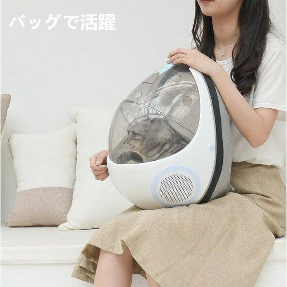 ネコ ハウス キャット キャリー リュック 洗える 抗菌 Ag+ ペット 猫 ベッド 2WAY ...