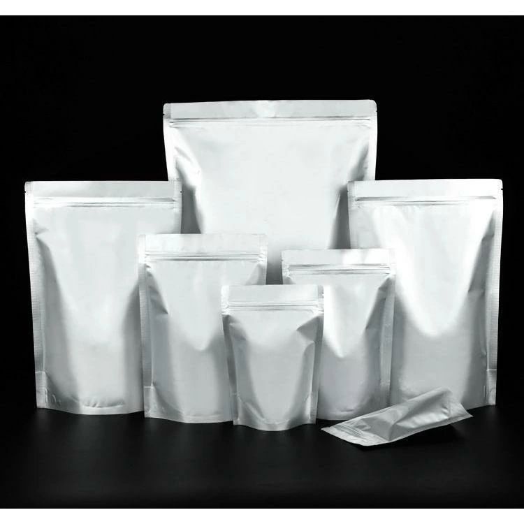 アルミ袋 保存パック 真空パック チャック付き ジッパー袋 自立式 遮光袋 防湿 小分け袋 コーヒー豆 食品袋 保存用 防カビ 家庭用 100枚入り