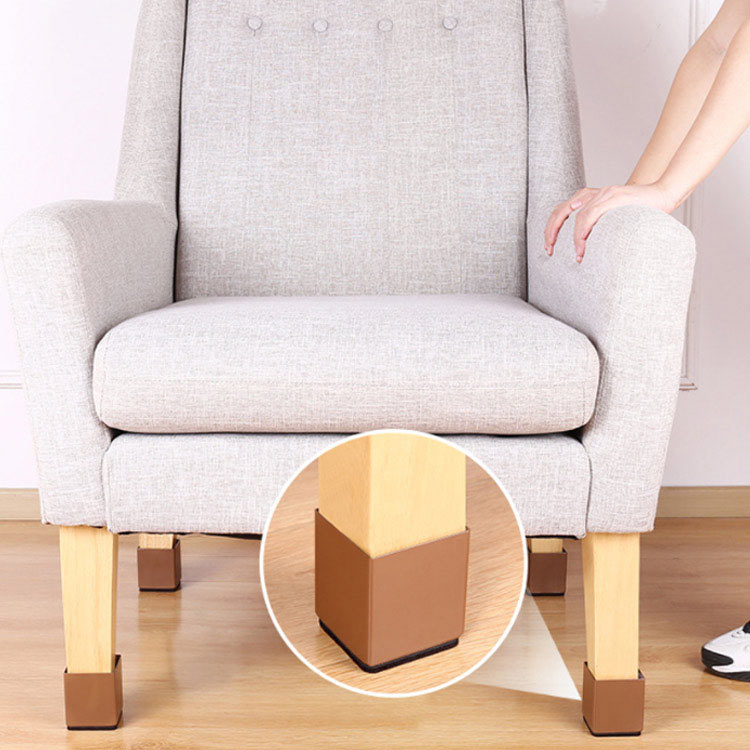ピースセレクトの継ぎ足 家具 継足し 高さ上げる 高さ調整 継足し 継ぎ足 粘着式 4セット テーブル脚台 円形 方形 耐荷重500kg｜アングル3