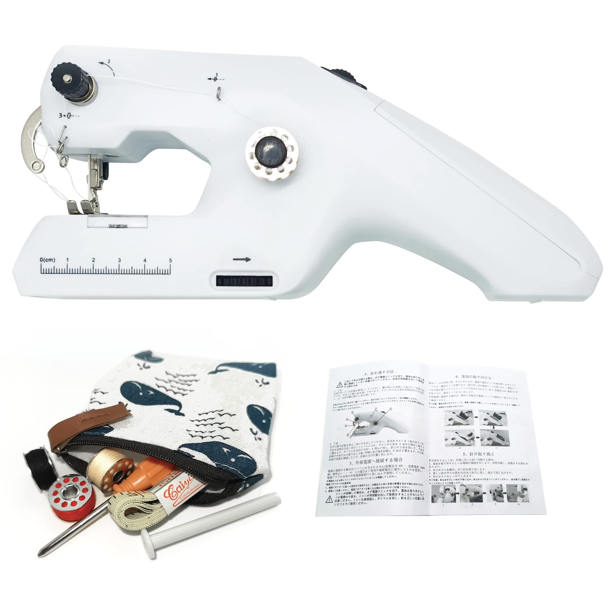 ズルすぎるハンドミシン 初心者向き 電動 小型ハンディ コンパクト ミシン 簡単ミシン 片手で縫える ハ..