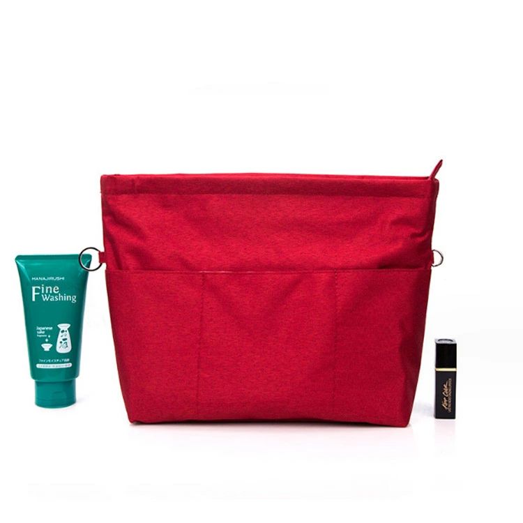 ナイロン トート インナーバッグ バッグインバッグ 防水 薄型 軽量 ファスナー付 バックインバック 撥水 全5サイズ リュック 全5サイズ 自立 仕切り 小さめ 大きめ ポーチ 整理 整頓 通勤 旅行 洗える トラベルポーチ マザーズバッグ 大容量