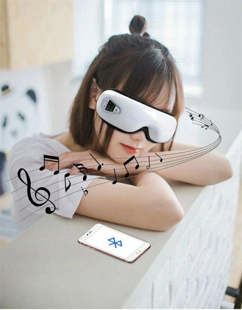 アイマッサージャー 目元マッサージャー 目のマッサージ機 ホットアイマスク マッサージ器 父の日 プレ..