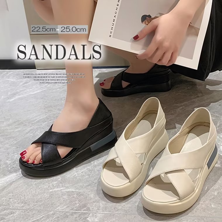 サンダル 靴 履物 ハイヒール ナースシューズ 厚底 かかと付き 通風サンダル ウェッジソール ミュールサンダル オープントゥ サンダル サボ ミュール 美脚 履きやすい 通勤 オフィス 事務シューズ