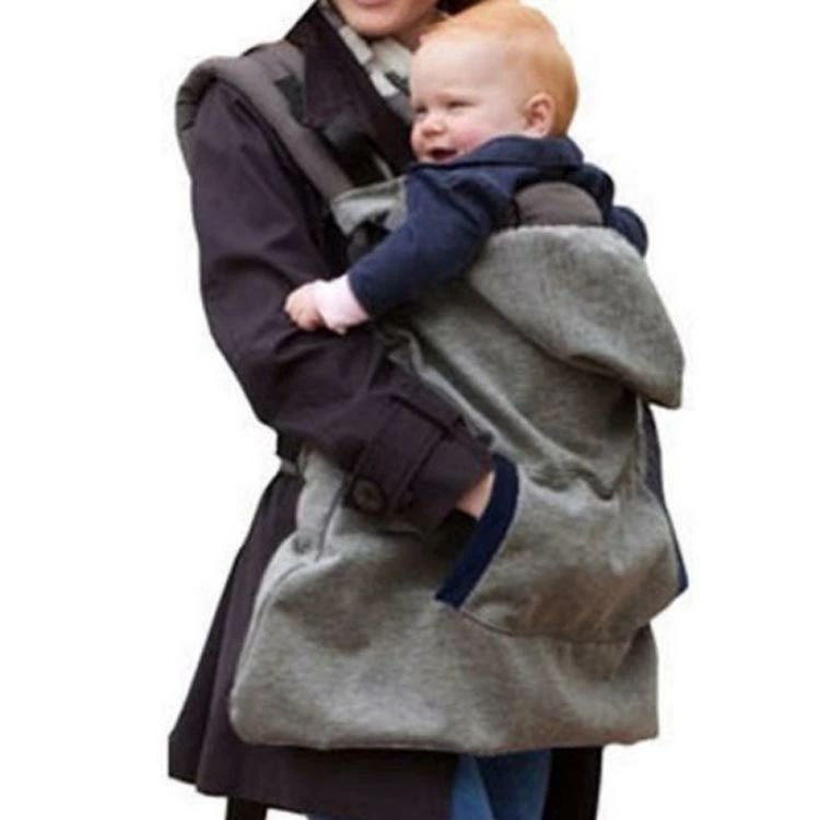 抱っこ紐 防寒 ケープ 抱っこひも カバー ポケット フード付き ベビーケープ ベビーカー カバー モコもこ 裏ボア 防風 保温 防寒 ベビーケープ 抱っこひも 赤ちゃん フットマフ ケープ 冬 軽量