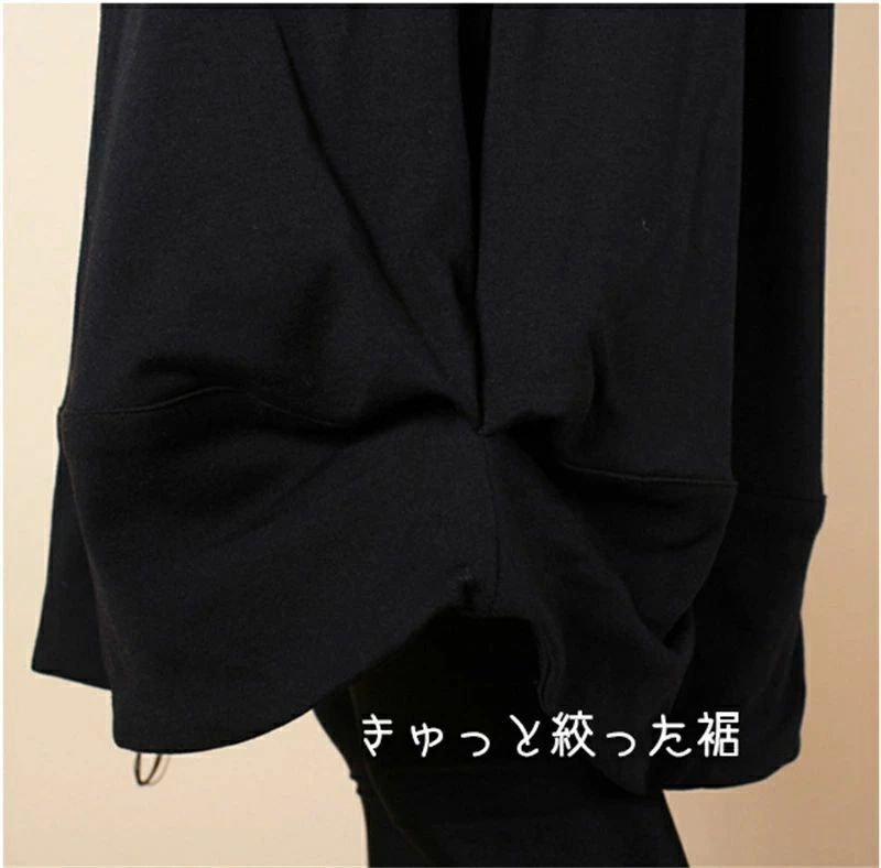 ピースセレクトのレディース 秋冬 膝丈 秋冬 ゆったり ゆったり【かわいい×着痩せ】カジュアル ワンピース 長袖 レディース ワンピー ワンピース｜アングル3