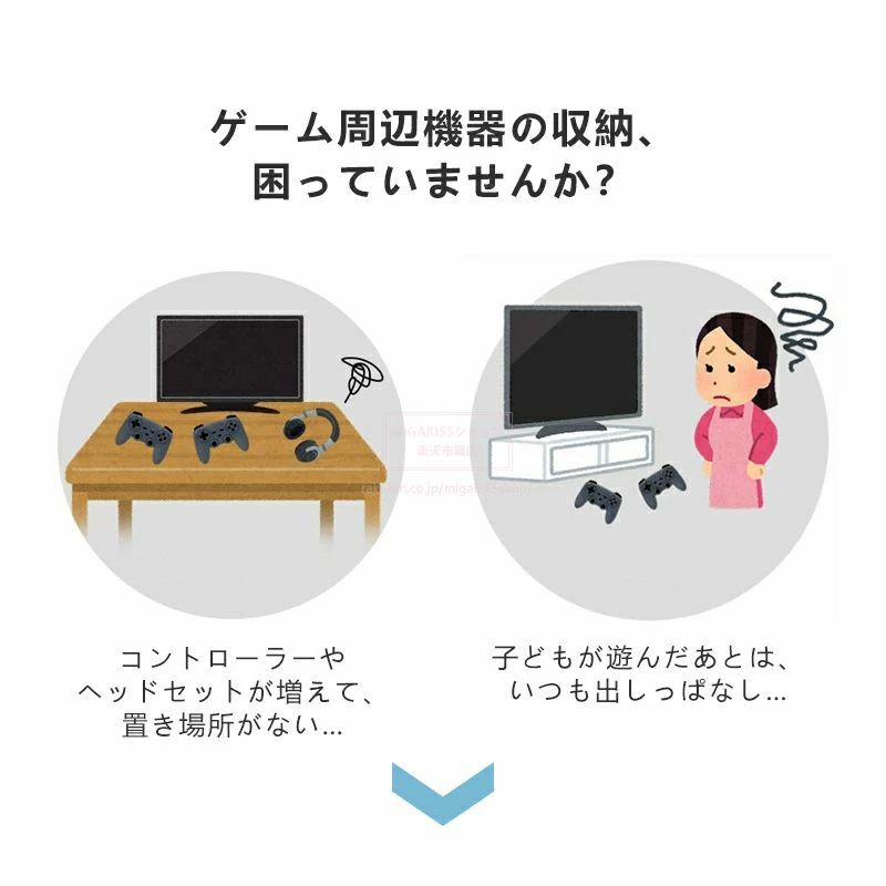 コントローラー ヘッドホンスタンド ゲーム ハンガー デスクトップ 置物 スタンド ...