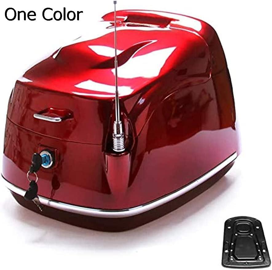 バイク用トップケース パニアケース リアボックス 35L トップケース バイク 大容量 脱着可能式 汎用 アンテナ飾り