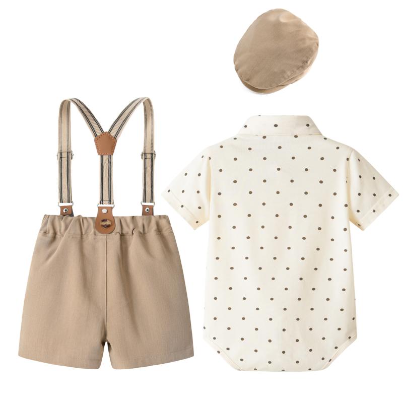 ・性別: 男の子・スタイル: ブリティッシュ・タイプ: セットアップ・カテゴリ: 子供服セットアップ・対象年齢: 1〜3歳・袖丈: 半袖・パンツ丈: ハーフパンツ・フード: 取り外し可能・留め具の種類: シングルボタン・主な素材: ポリエステル 98%、綿・加工: 柔軟加工・生地の厚さ: 普通・要素: サスペンダー、蝶ネクタイ・カラー展開: カーキ・サイズ展開: 3-6M、6-9M、9-12M、12-18M、18-24M・性別: 男の子・スタイル: ブリティッシュ・タイプ: セットアップ・カテゴリ: 子供服セットアップ・対象年齢: 1〜3歳・袖丈: 半袖・パンツ丈: ハーフパンツ・フード: 取り外し可能・留め具の種類: シングルボタン・主な素材: ポリエステル 98%、綿・加工: 柔軟加工・生地の厚さ: 普通・要素: サスペンダー、蝶ネクタイ・カラー展開: カーキ・サイズ展開: 3-6M、6-9M、9-12M、12-18M、18-24M
