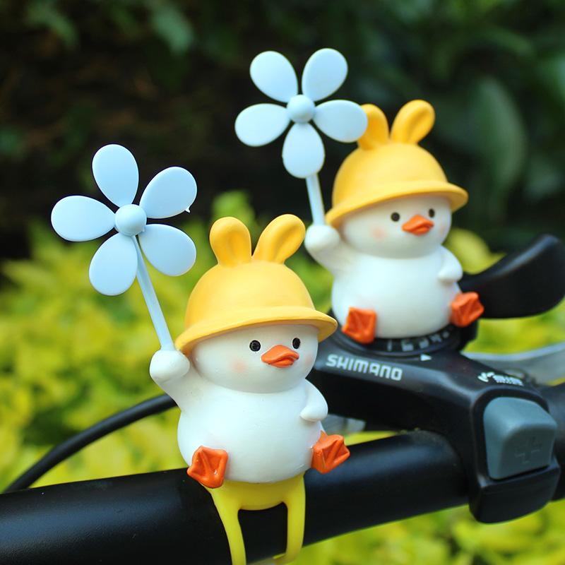 自転車 アクセサリー 装飾 かわいい アヒル 車 バイク ハンドル 飾り ギフト