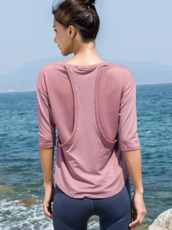 生地: ポリエステル袖丈：七分袖服の長さ: ヒップ性別: 女性スポーツ・アウトドア用品：ヨガ用品・フィットネス生地: ポリエステル袖丈：七分袖服の長さ: ヒップ性別: 女性スポーツ・アウトドア用品：ヨガ用品・フィットネス