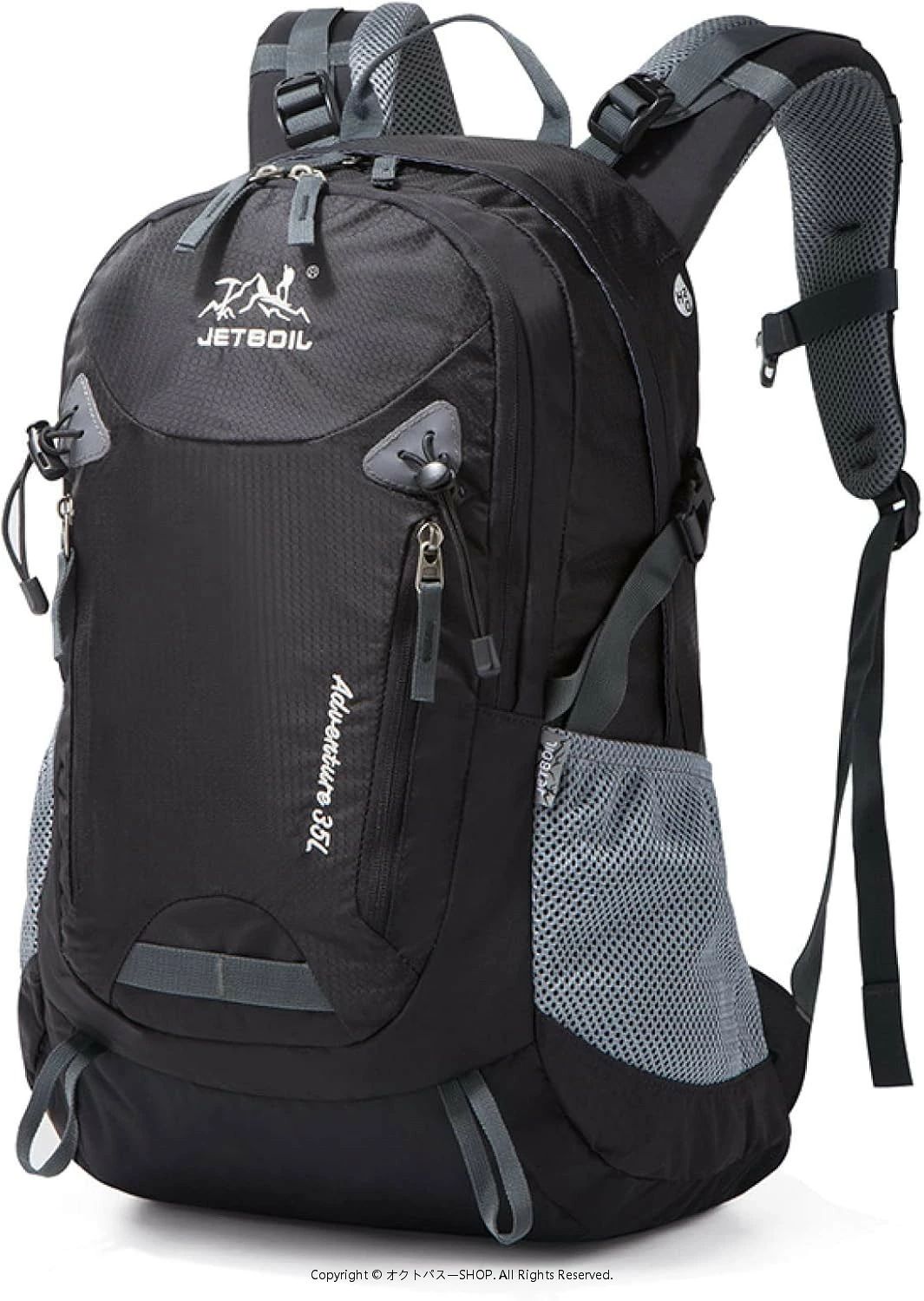 　　　 ◆◇◆売れている秘密◆◇◆ 【バッグ仕様】：収納可能サイズ：35L、サイズ：48cm×31cm×21cm、重さ：660g、素材：ナイロン。収納力抜群、最大15.6インチPC、Pad、A4サイズの書類や着替え、サングラス、帽子など必要なアイテムを、まとめて収納。男女兼用の登山バッグ。 【防水性と耐久性】：登山バックパックは高品質のリップストップナイロン生地で作られており、耐水性、破れにくく、傷防止、耐摩耗性、通気性、防湿性、滑らかで快適です。バックパックに入った水や埃を防ぐことができます。貴重品を大雨から保護し、すべてをドライに保ちます。 【人体工学デザイン】：人間工学に基づいて設計された背面パッドと肩クッションは、絶妙な厚さで肩への食い込みを軽減。背面パッドは通気性に優れたメッシュクッションの構造で、長時間使用してもムレにくく快適に着用が可能。長時間背負っても疲れにくく、快適な背負い心地を確保します。アウトドアに最適です。 【通気性と軽量性】：バックパックの内側と肩ベルトの内側に通気性のあるメッシュ生地を採用し、背中と肩の空気の循環を促進し、長時間使っても通気と乾燥を保持し、快適に使用ができます。また、この素材は丈夫なだけでなく、軽いです。重量たった660g。超軽量素材なので、荷物の量が同じでも、リュック自体が超軽量なだけで肩こりや疲労を大幅に軽減してくれます。 【様々な用途】：このバックパックは登山、トレッキング、ハイキング、キャンプ、サイクリング、海外旅行などアウトドアはもちろん、遠足、合宿、修学旅行や林間学校などの学校行事でも使えます。海水浴、サマースポーツ、釣りなどの海グッズとしても大活躍するバックパック！災害時の防災バッグとして防災グッズを入れるのにも便利です。 　　　◆◇◆注意事項◆◇◆ご覧のモニターの環境、撮影環境により実物と色味が異なって見える場合がございます。湿った状態で他のものと擦り合わせると色が移る恐れがあります。濃色品の洗濯時は、白色、淡色と分けて洗ってください。説明 【商品データ】