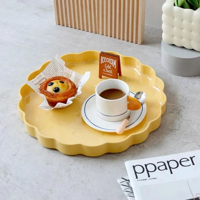 お盆トレー おしゃれ 来客 普段使い おもてなし おぼん 配膳 キッチン 雑貨 ダイニング フルーツ ケー..