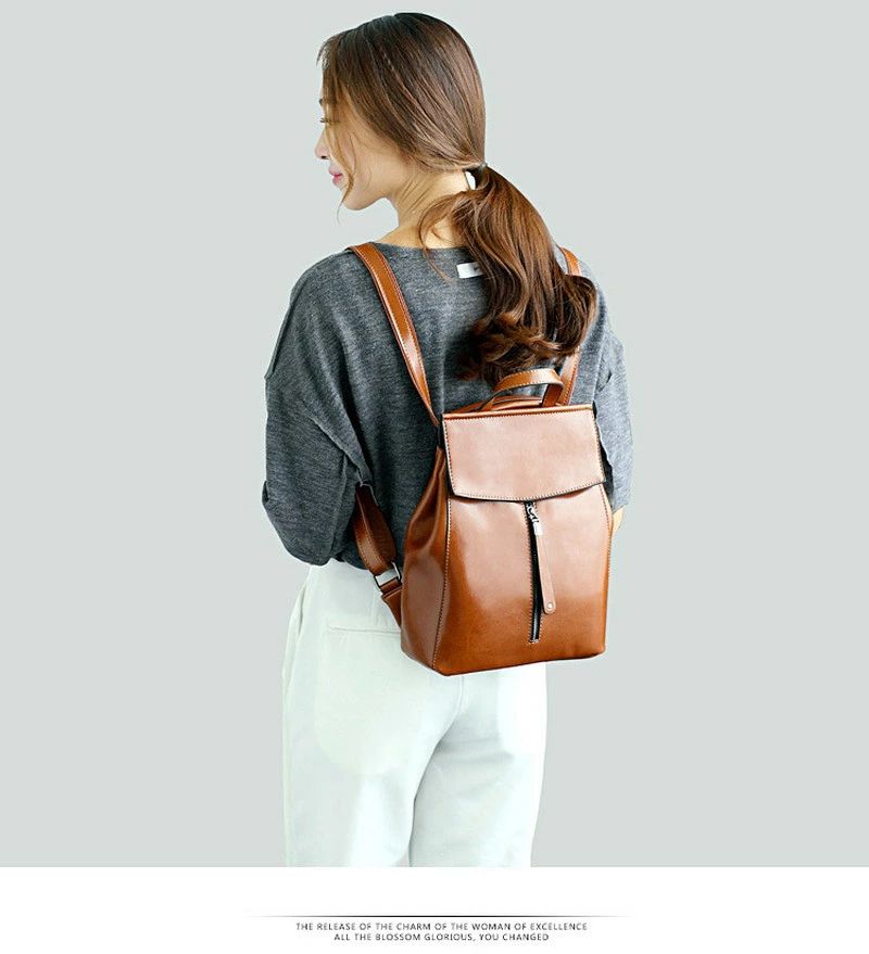 Rucksacks, Day Packs - リュック レディース レザー 革 リュックサック レディース おしゃれ 2way おしゃれ かわいい 軽量 全4色 小さめ 大人 通学 女性 女の子 ポケット 母の日 プレゼント