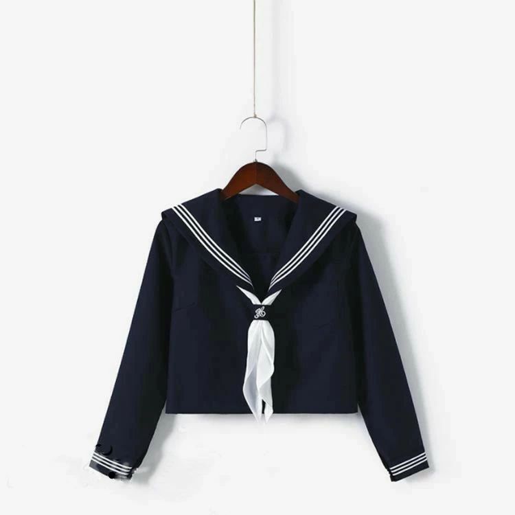 大人 コスプレ衣装 高校生 JK制服 女子制服 上下セット 学生服 制服 仮装 黒 大きいサイズ 可愛い 長袖 コスプレ スカーフ 半袖
