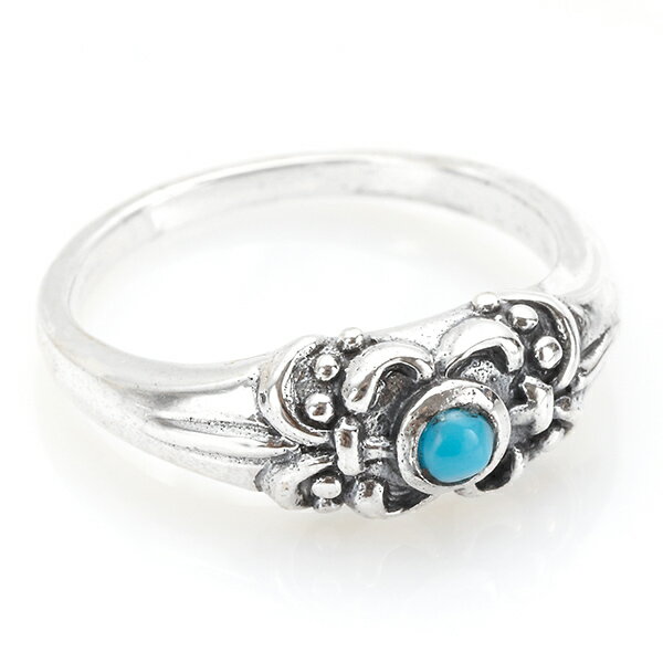 リング 指輪 シルバー925製 スタンダード ピンキー ネリターコイズ 植物柄 ボタニカル柄 ネイティブ アジアン カジュアル デイリー レディース ギフト プ...