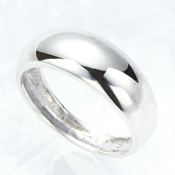 シルバー925製 金属アレルギー対応 レディースリング シンプル 人気 定番 甲丸リング クール 太め デイリー シルバー プレゼント ギフト メール便 送料無...