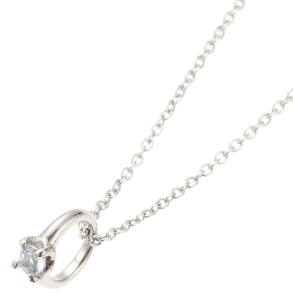 ベビーリングネックレス レディース 4月の誕生石 キュービックジルコニア 低金属アレルギー サージカルステンレス製 アズキチェーン レディース メール便送料無料 プレゼント 春夏秋冬 大人気