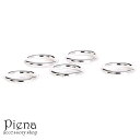 丸カン レディース メンズ シルバー925製 5個セット 直径8mm シルバー パーツ 金具 接続金具 接続パーツ 連結 マルカン クラフト 手芸 DIY 手作...