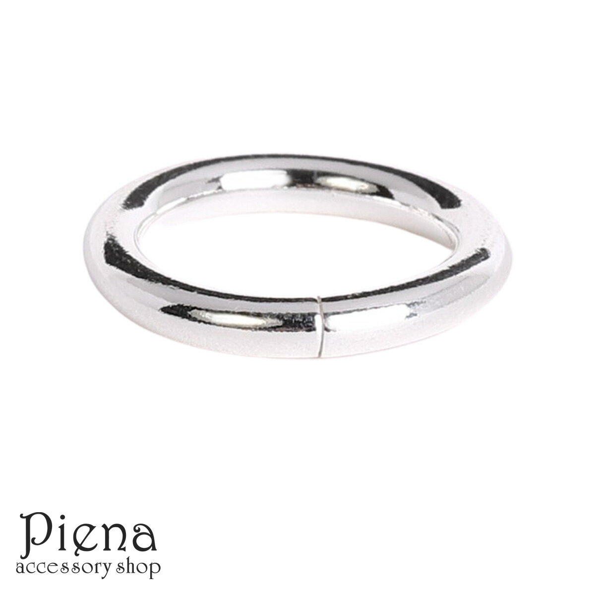 丸カン レディース メンズ シルバー925製 1個売り 直径14mm 厚み1.8mm シルバー パーツ 金具 接続金具 接続パーツ 連結 マルカン クラフト 手...