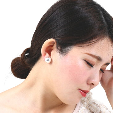 ピアス レディース シルバー925 背面カン付 ハーフボール ハンマード 半円 約14.5mm 1ペア シンプル シルバー 凹凸 カジュアル パーツ クラフト 手芸 DIY 手作り プレゼント ギフト メール便 送料無料