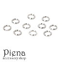 シルバー925 二重カン レディース メンズ 6.2mm 10個 接続金具 丸環 マルカン ハンドメイド DIY 手作り 接続パーツ 金属アレルギー対応 メール...