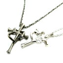 ペアネックレス レディース メンズ LARA Christie ララ クリスティー ラヴァーズクロス ペアレーベル お揃い カップル 送料込み 送料無料 春夏秋...