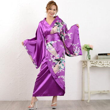 和柄ロング着物ドレス 和柄 衣装 ダンス よさこい 花魁 コスプレ キャバドレス 送料無料 秋冬 大人気