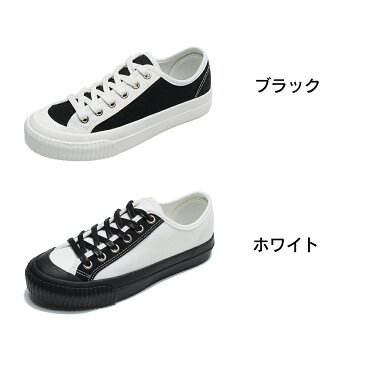 スニーカー レディース 春夏秋冬 ローカット レースアップ 帆布 クラシック 配色
