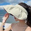 サンバイザー レディース 春夏 つば広 つばフレア カチューシャにもなる 帽子 ポリエステル 2way 大人..