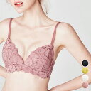 ブラショーツセット レディース 春夏秋冬 3/4カップ ノンワイヤー ノーマルショーツ ナイロン レース 美胸効果 盛れる セクシー 黒