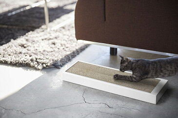 猫の爪とぎケース タワー ホワイト ブラック ペット用品 爪とぎ 爪とぎケース 爪とぎ容器 床 壁 シンプル スタイリッシュ ギフト プレゼント