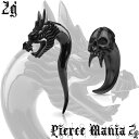 2ゲージ★闇からの使者!ブラックドラゴン&ダークスカル!ホーンプラグ 牛角フック★ボディピアス ブラックホーン バッファロー 天然素材 イヤーロブ タロン 拡張...
