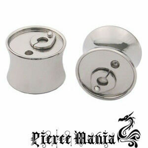 《在庫限り》14mm ユニーク&可愛いビール缶♪ノンアレルギープラグ★ボディピアス サージカルステンレス イヤロブ シングルフレア ダブルフレア ボディーピアス