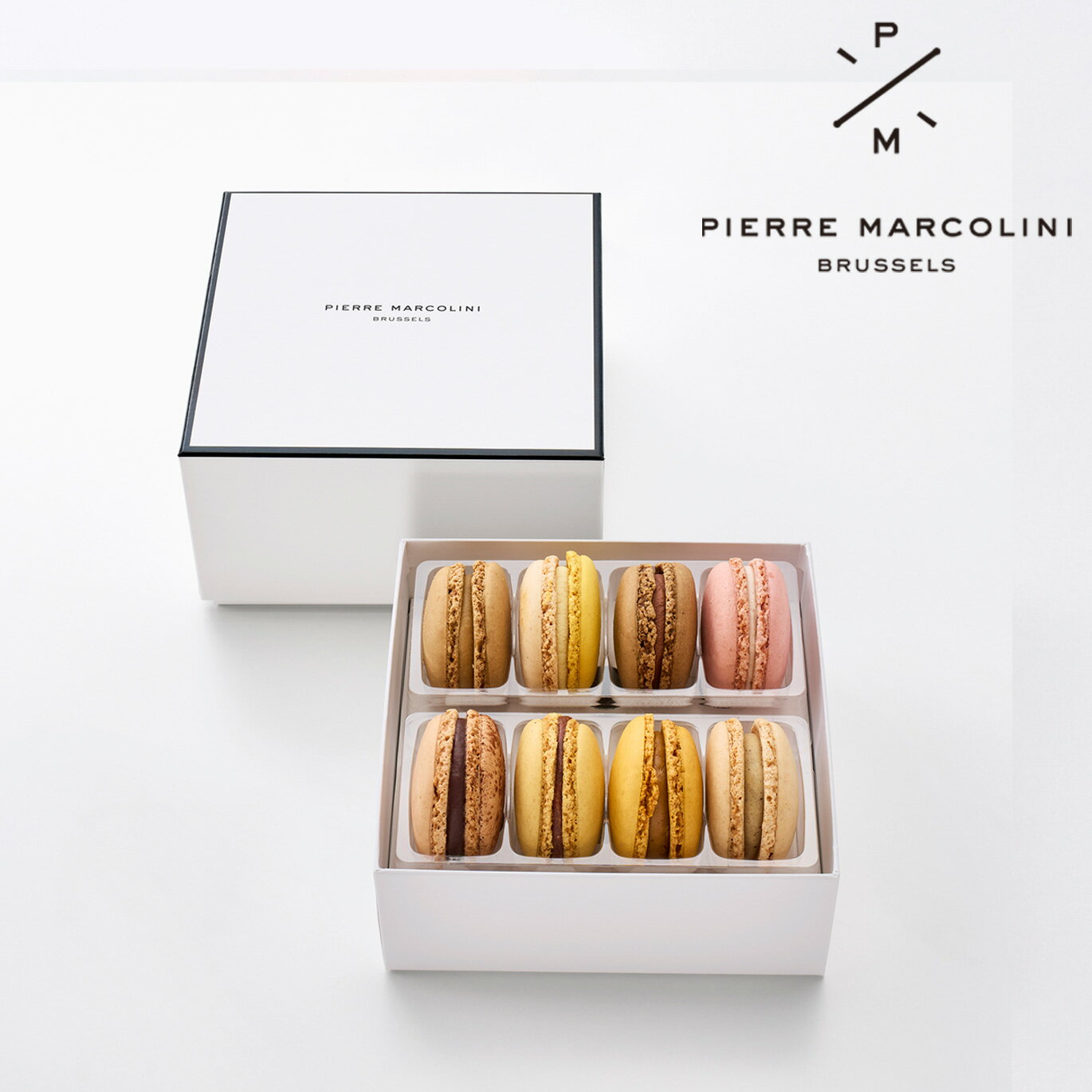 【50%OFF】■11月24日販売終了■ピエールマルコリーニ マカロン 8個入り 洋菓子 詰め合わせ お歳暮 クリスマス ギフト プレゼント 焼き菓子 お返し 誕生日 内祝い お祝い スイーツ 手提げ袋付きのサムネイル