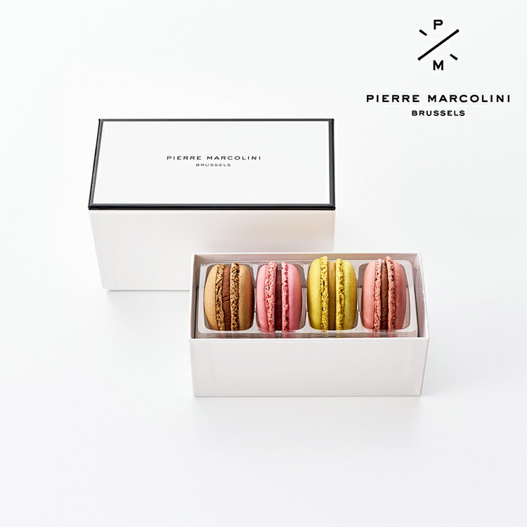 ピエールマルコリーニ マカロン 4個入り 洋菓子 詰め合わせ ギフト チョコレート チョコ ショコラ ギフト プレゼント セット 焼き菓子 送料無料 お返し 誕生日 内祝い お祝い スイーツ 御礼 お歳暮のサムネイル