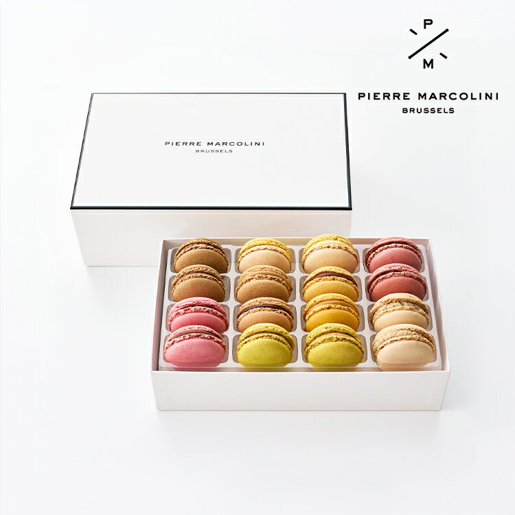 ピエールマルコリーニ マカロン 16個入り 洋菓子 詰め合わせ ギフト チョコレート チョコ ショコラ ギフト プレゼント セット 焼き菓子 送料無料 お返し 誕生日 内祝い お祝い スイーツ 御礼 お歳暮 ホワイトデーのサムネイル