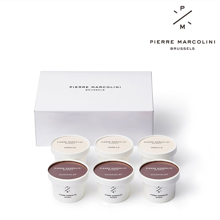 ピエール マルコリーニ 公式 グラス 2種 6個入り お中元 スイーツ チョコ...