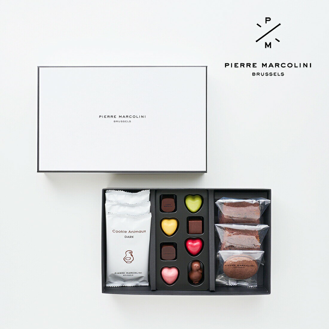 【ポイント5倍】ピエールマルコリーニ ショコラ＆パティスリー S8個＆P6個 洋菓子 詰め合わせ ギフト チョコレート チョコ ショコラ ギフト プレゼント セット 焼き菓子 送料無料 誕生日 お返し スイーツ お歳暮 クリスマスのサムネイル