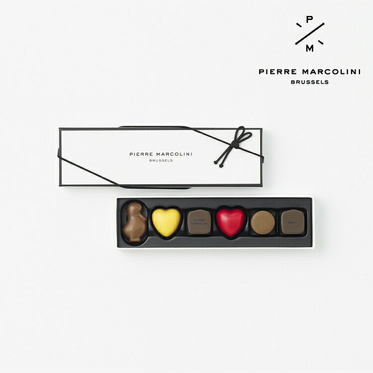 【ポイント5倍】 ピエール マルコリーニ セレクション 6個入り チョコレート 詰め合わせ ギフト プレゼント チョコ ショコラ セット 送料無料 お返し 誕生日 内祝い お祝い スイーツ お中元 夏 御礼 御中元のサムネイル