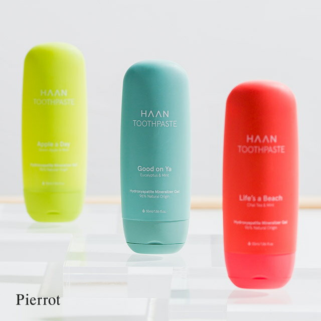 HAAN トゥースペースト ☆ HAAN トゥースペースト 歯磨き粉 歯磨き はみがき ハミガキ 自然由来 キシリトール ギフト プレゼント プチギフト 贈り物 夏 ピエロ 【Pierrot】のサムネイル