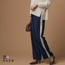 ≪あす楽≫［RASW］ストレートサイドラインパンツ ☆ パンツ ラインパンツ トラックパンツ トレンド カジュアル ラス RASW レディース Pierrot ピエロ