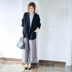 ≪全品送料無料(4日9:59まで)≫ビッグシルエットジャケット☆ゆったりビッグシルエットジャケットダブルボタンアウターレディースML大きめpierrot【返品不可】