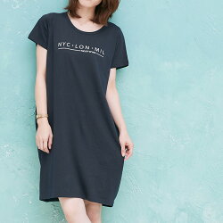 ★★★綿100%2typeデザインビッグTシャツ☆綿100コットンコットン1002typeビッグTオーバーサイズTシャツトップスワンピチュニックサイドスリットプリントT無地ピエロpierrotぴえろpiero【返品不可】